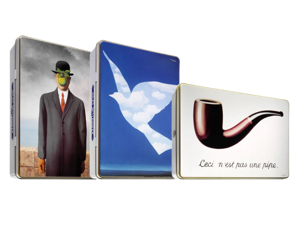 Luxe koekjesdoos Magritte
