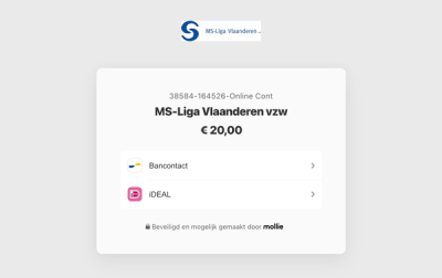 betaalmogelijkheden ms-liga vlaanderen