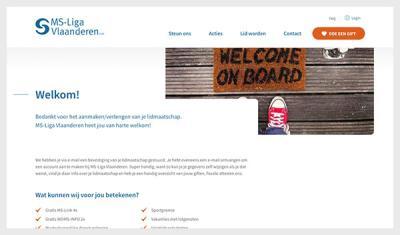 bedankpagina lidmaatschap