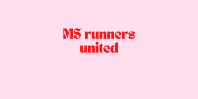 MS runners united campagne beeld